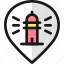 pin, style, lighthouse 