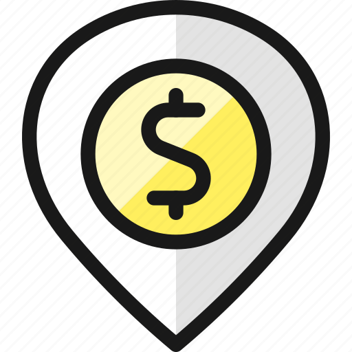 Pin, style, money icon - Download on Iconfinder