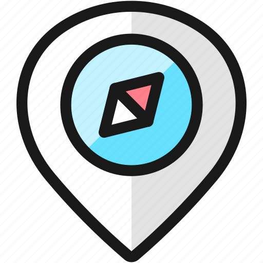 Pin, location, navigation, style icon - Download on Iconfinder