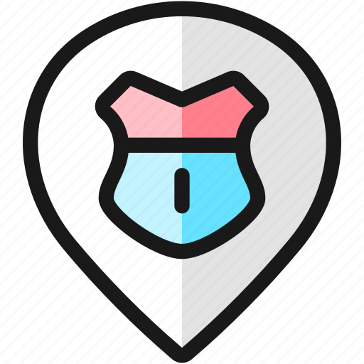 Police, pin, badge, style icon - Download on Iconfinder