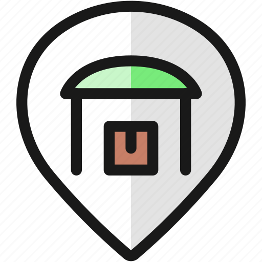 Pin, style, shelter icon - Download on Iconfinder