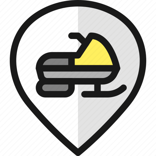 Pin, snow, style, scooter icon - Download on Iconfinder