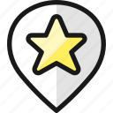 pin, star, style