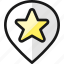 pin, star, style 