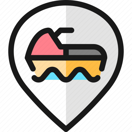 Scooter, style, water, pin icon - Download on Iconfinder