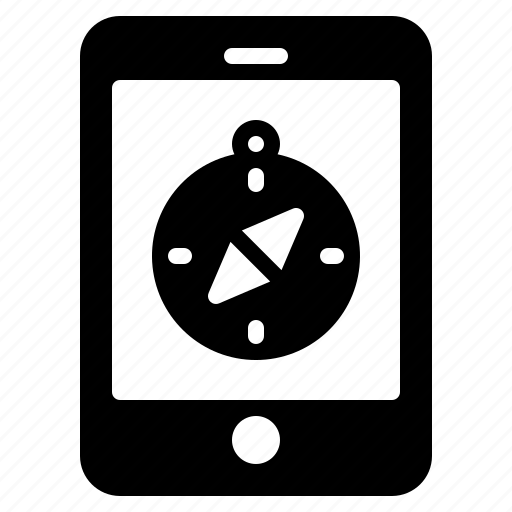 Compass, mobile, smartphone, gps, navigation, map, mobile app icon - Download on Iconfinder