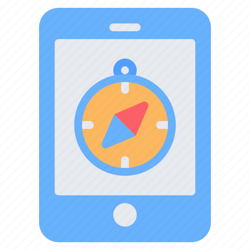 Compass, mobile, smartphone, gps, navigation, map, mobile app icon - Download on Iconfinder