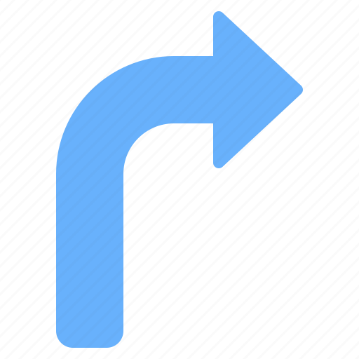 Turn, right, direction, arrow, road, traffic, sign icon - Download on Iconfinder
