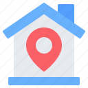 home, house, building, location, placeholder, pin, real estate