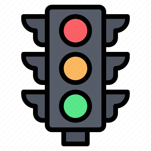 Traffic, light, sign, stop, road, signaling, transportation icon - Download on Iconfinder
