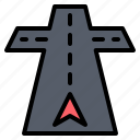 intersection, crossing, road, street, navigation, navigator, route