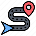 route, road, navigation, pin, placeholder, location, map
