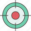 target, bullseye, center, accuracy, focus 