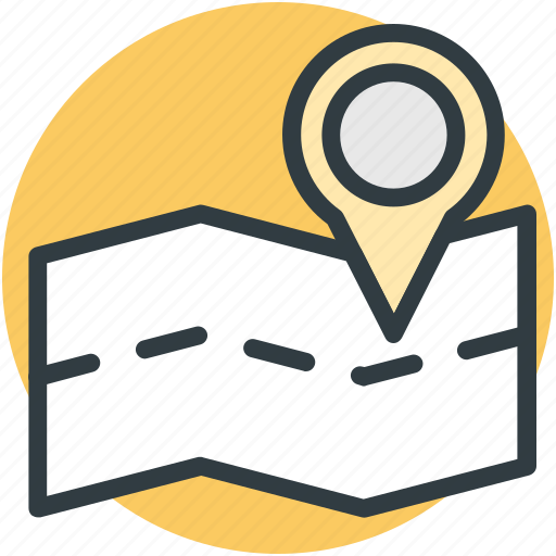 Exact location, location, map pin, pointing placeholder, road location icon - Download on Iconfinder