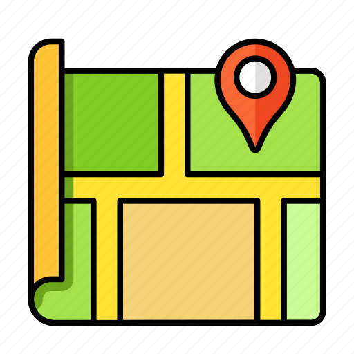 Paper, pin, pointer, navigation, gps, map, location icon - Download on Iconfinder