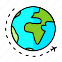 map earth, navigation, plane, airplane, location, map, map world