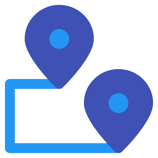 Location, maps, navigation, pin, route icon - Free download