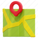 app, localization, location, maps, pointer, map, pin, 3d 