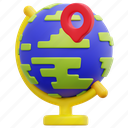 globe, placeholder, pin, earth, grid, world, location, maps, 3d 