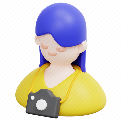Tourist, woman, traveler, user, map, avatar, travel 3D illustration - Download on Iconfinder