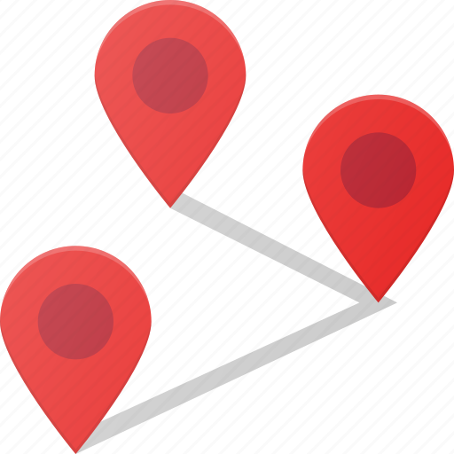 Distance, geolocation, location, map, pin icon - Download on Iconfinder