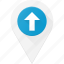 geolocation, location, map, pin, up 
