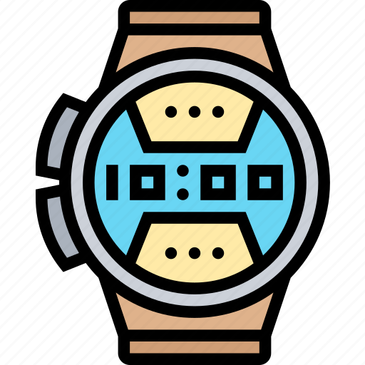 Smartwatch, wristwatch, gadget, digital, monitor icon - Download on Iconfinder