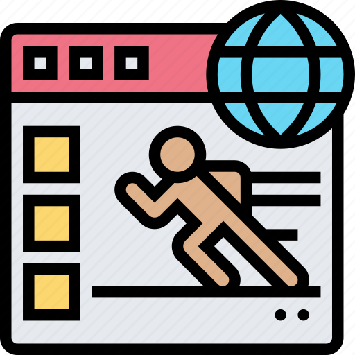 Website, sports, marathon, event, competition icon - Download on Iconfinder