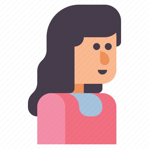Woman, female, girl, avatar icon - Download on Iconfinder
