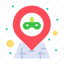 location, map, party, pin