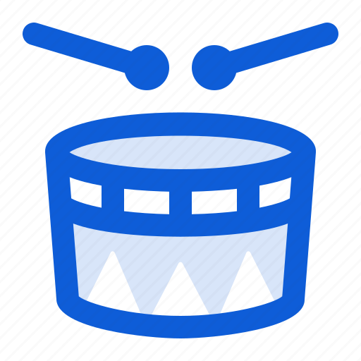 Drum, stick, music, instrument, carnival, sound, percussion icon - Download on Iconfinder