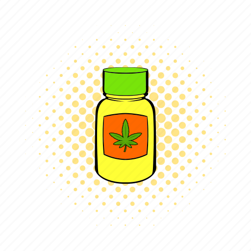 Bottle, comics, drug, hemp, marijuana, medical, weed icon - Download on Iconfinder
