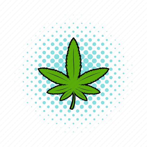 Comics, drug, leaf, marijuana, medicine, narcotic, plant icon - Download on Iconfinder