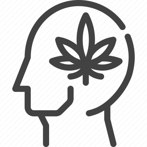 Brain, cannabis, human, marijuana icon - Download on Iconfinder