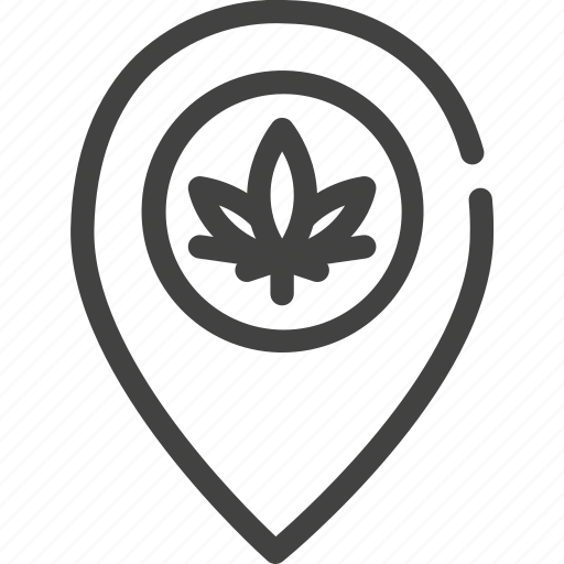 Cannabis, location, marijuana icon - Download on Iconfinder