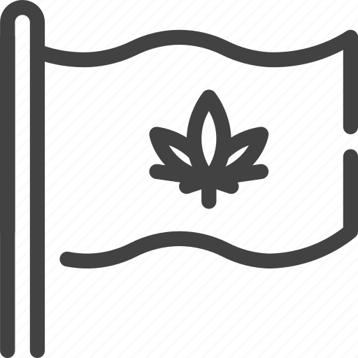 Cannabis, flag, marijuana icon - Download on Iconfinder