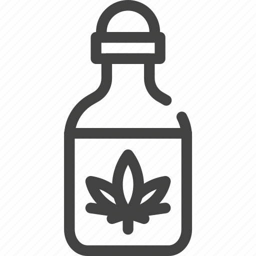 Bottle, cannabis, marijuana icon - Download on Iconfinder