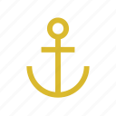 anchor, marine, sea