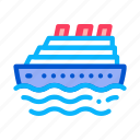 boat, cruise, sea, ship, transport