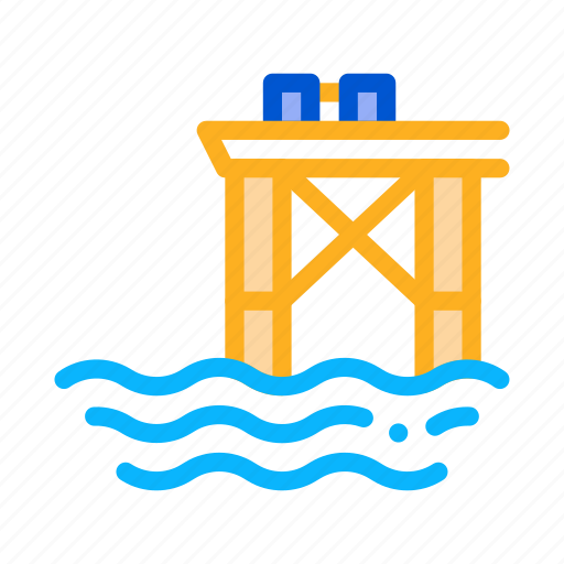 Ocean, oil, platform, sea icon - Download on Iconfinder
