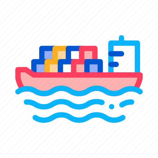 Boat, cargo, ocean, sea, ship icon - Download on Iconfinder
