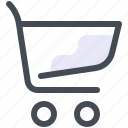 cart, basket, shopping, trolley, market, shop