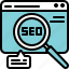 seo, web, loupe, browser, detective, zoom, magnifying 