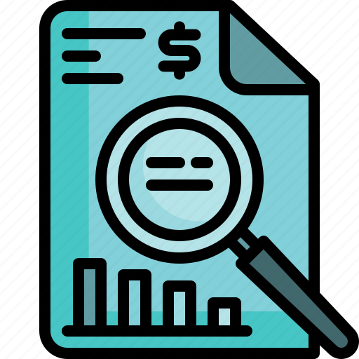 Analysis, research, result, file, results, study, magnifying icon - Download on Iconfinder