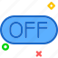 cancel, off, stop 