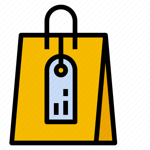 Bag, cart, label, pricing icon - Download on Iconfinder