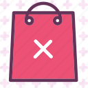 bag, buy, cancel, cart, purchase, shopping