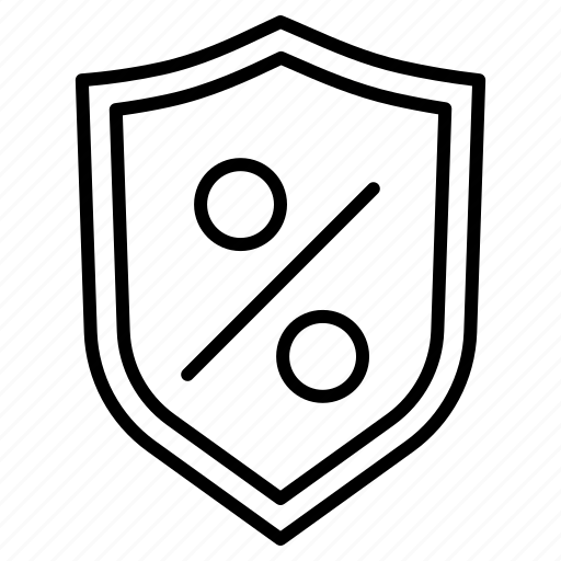 Shield, security, protection, precent icon - Download on Iconfinder