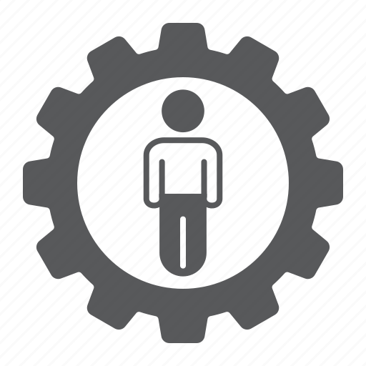 Management, business, person, cogwheel, manager, customer icon - Download on Iconfinder