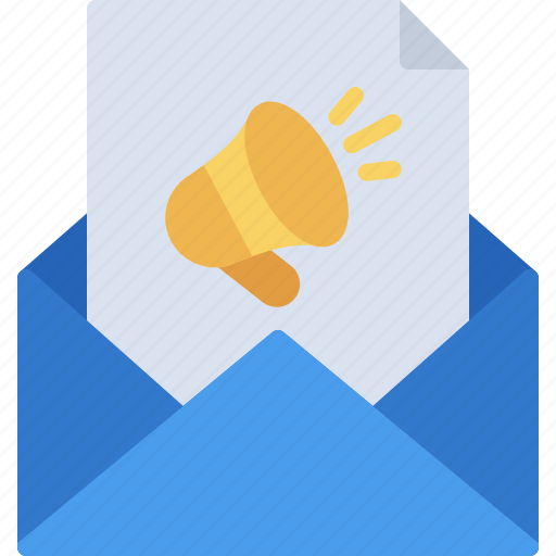 Email, marketing, advertisement, promotion, communication icon - Download on Iconfinder